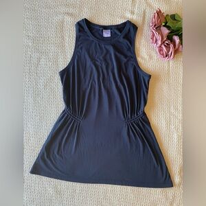Athleta Air Cut Cinch Tank In Black Size Small Sleeveless Yoga Workout Gym Soft